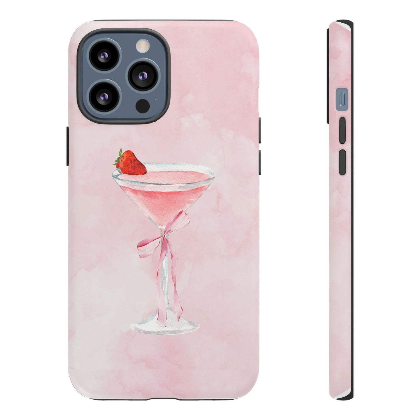 Cocktail Design Pink Phone Case