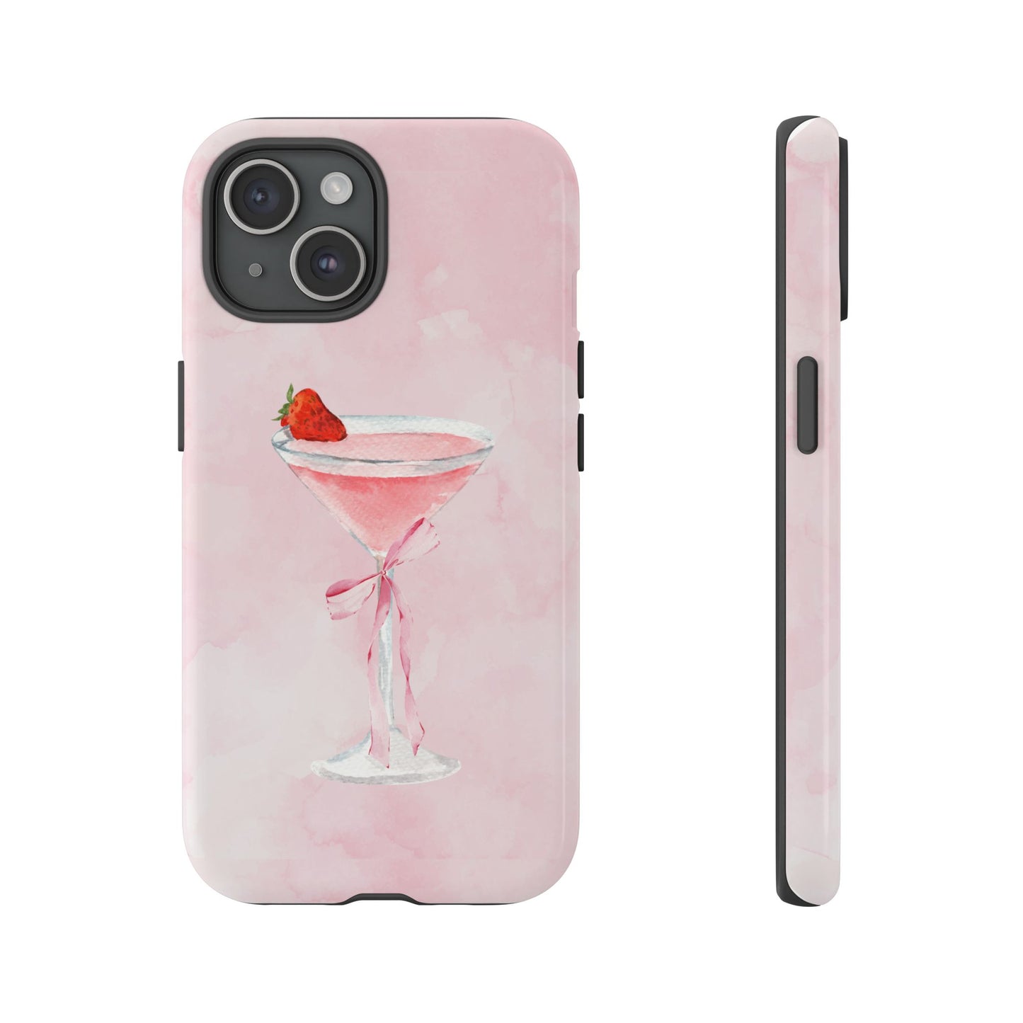 Cocktail Design Pink Phone Case