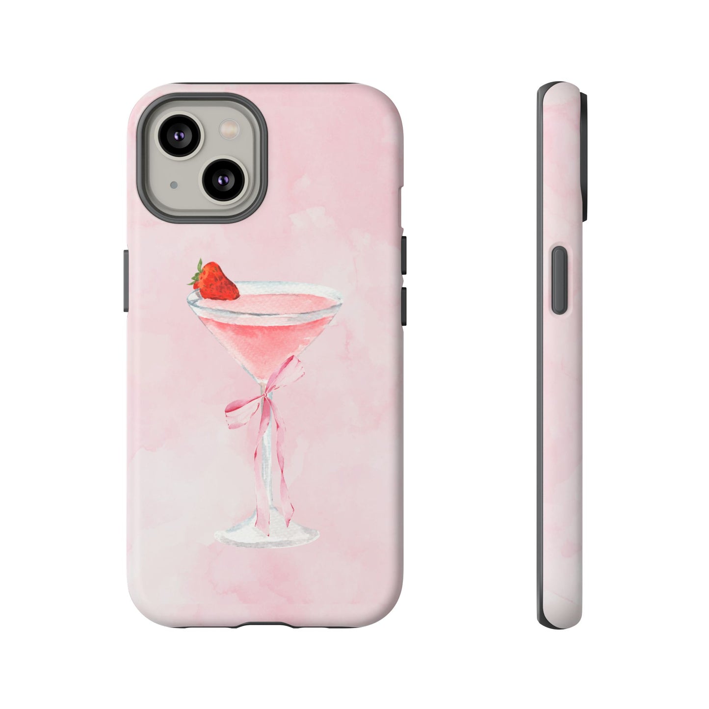 Cocktail Design Pink Phone Case