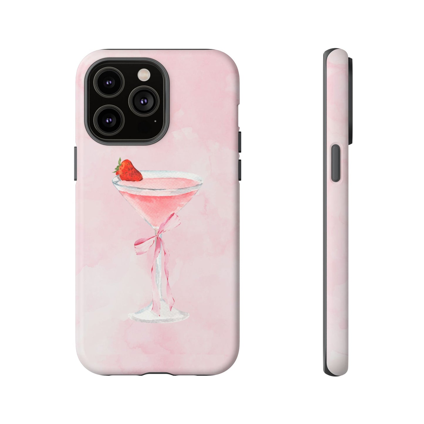 Cocktail Design Pink Phone Case