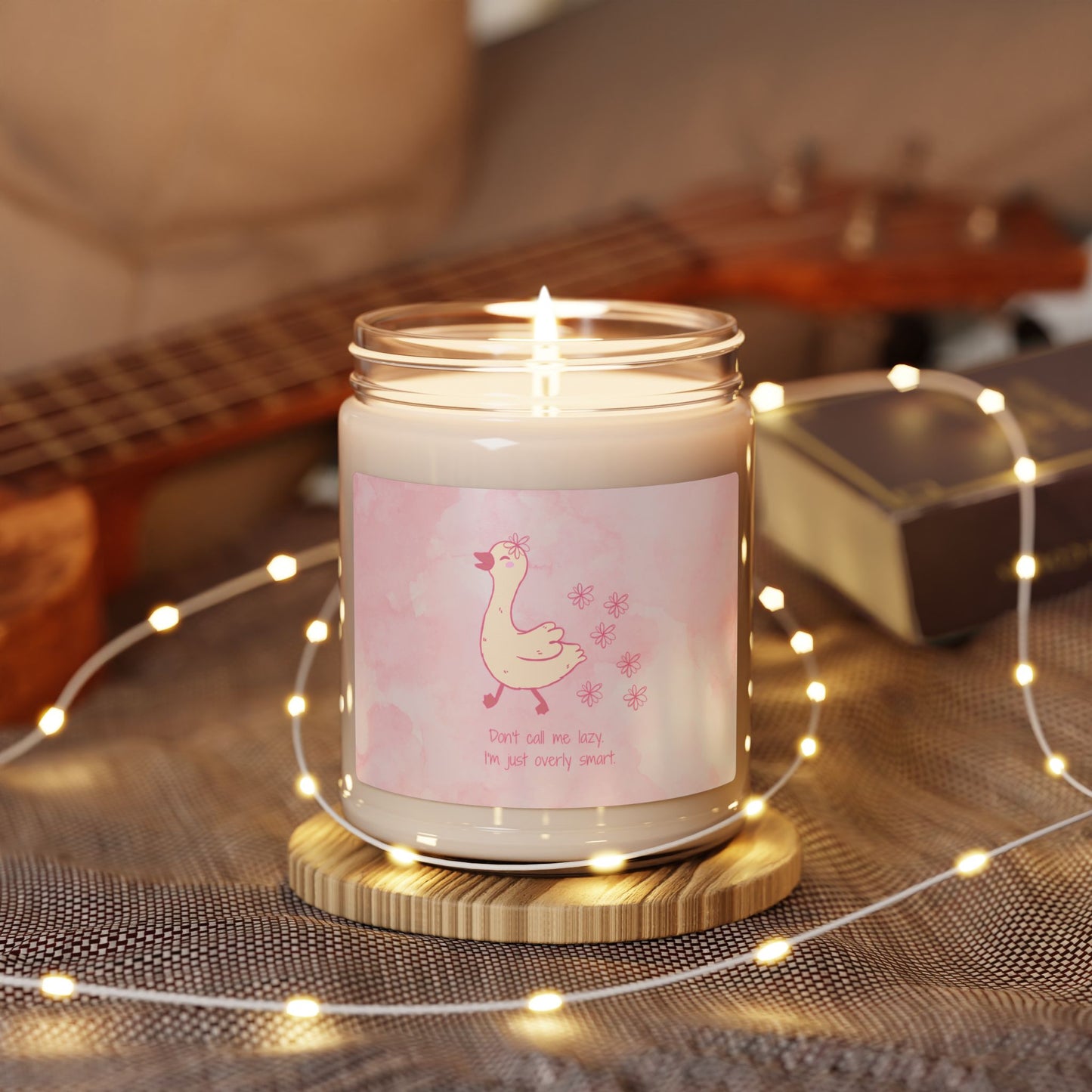 Cute Happy Duck Candle