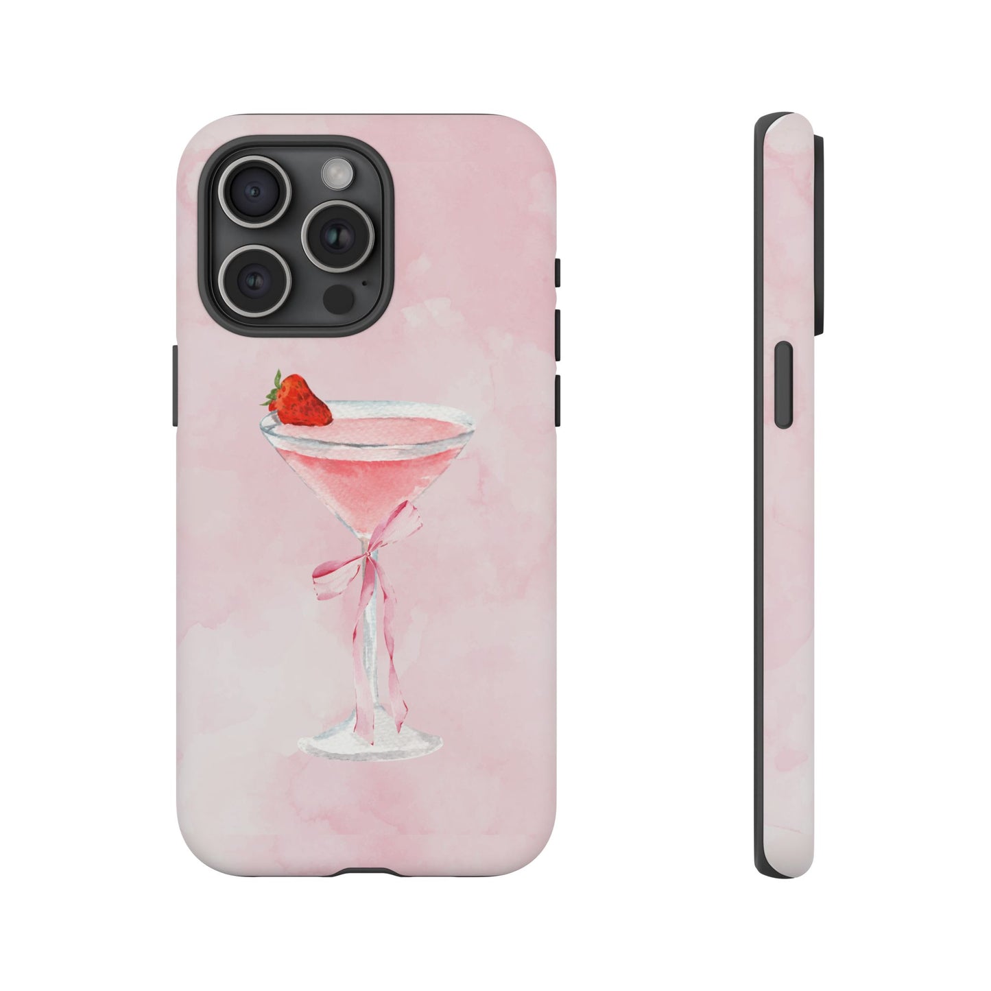 Cocktail Design Pink Phone Case