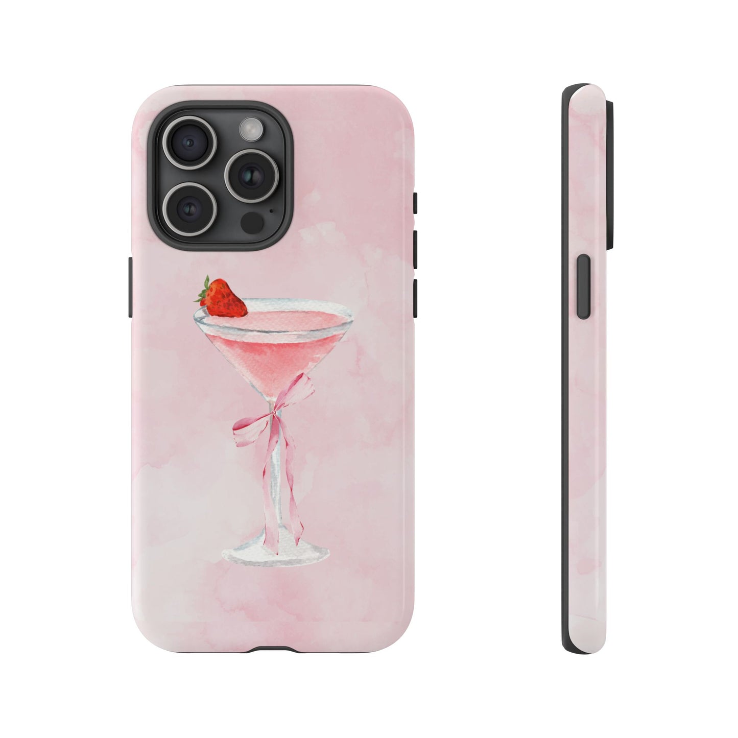 Cocktail Design Pink Phone Case