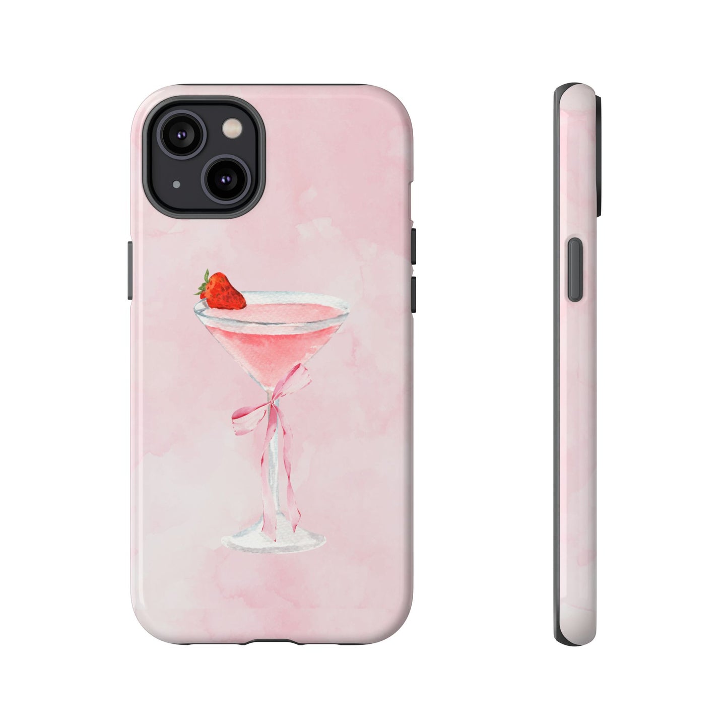 Cocktail Design Pink Phone Case