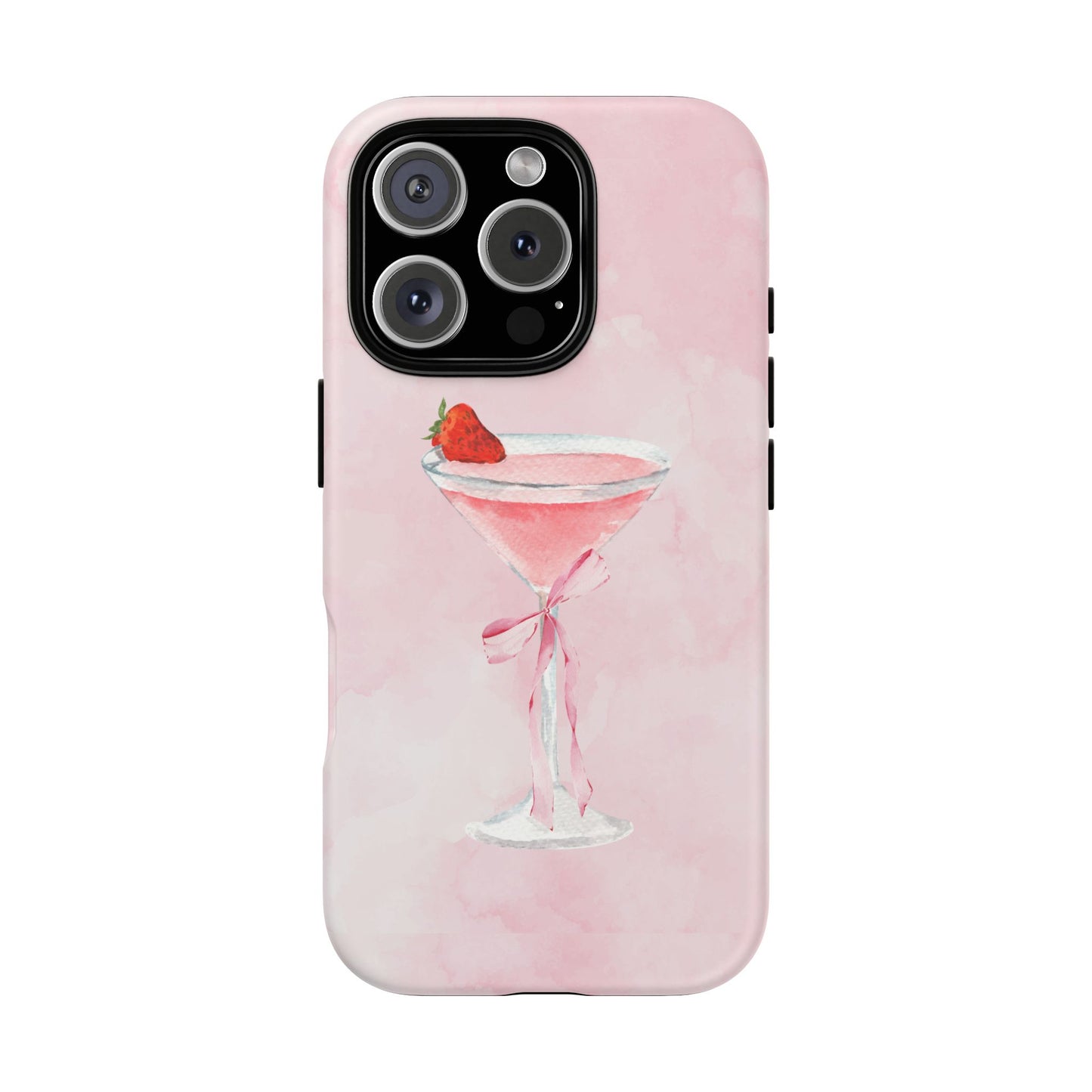 Cocktail Design Pink Phone Case