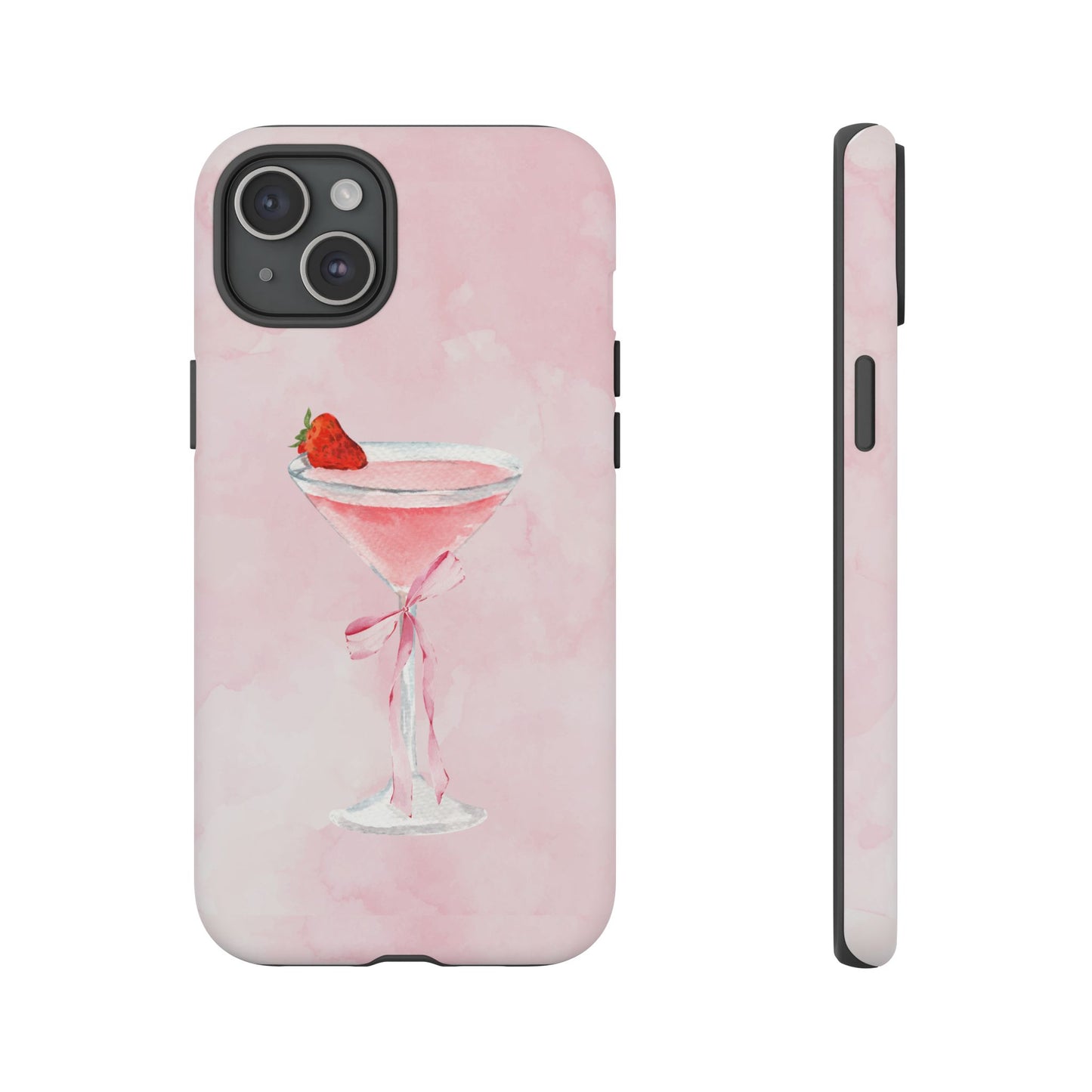 Cocktail Design Pink Phone Case