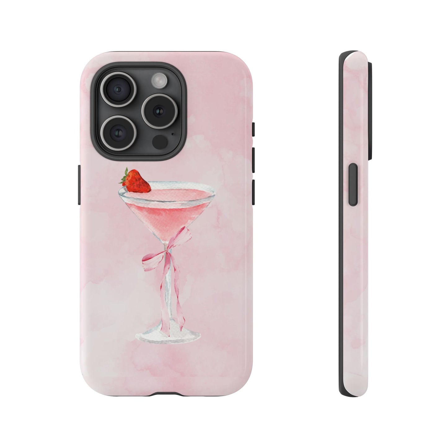 Cocktail Design Pink Phone Case