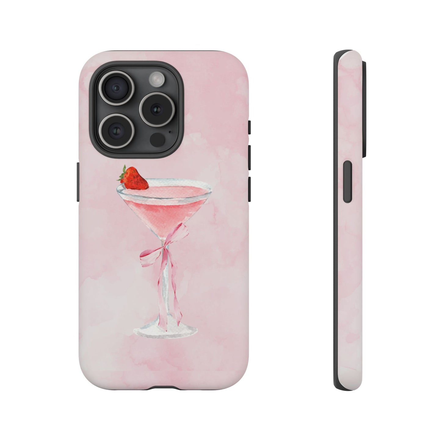 Cocktail Design Pink Phone Case