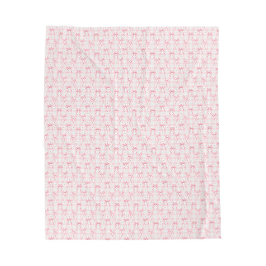 Cozy Coquette Bow Blanket for Snuggly Comfort