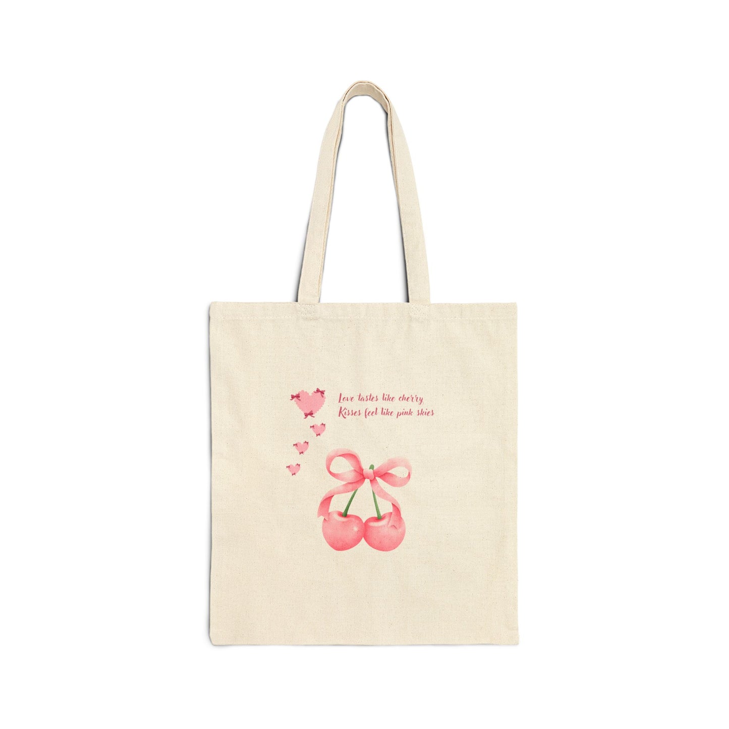 Stylish Cherry Love Tote Bag