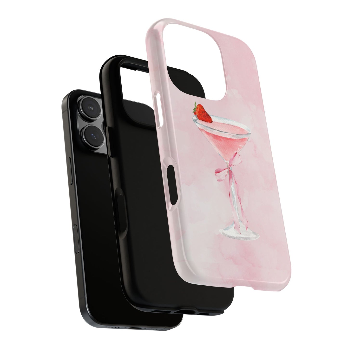 Cocktail Design Pink Phone Case
