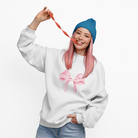 Chic Bow Stylish Sweatshirt