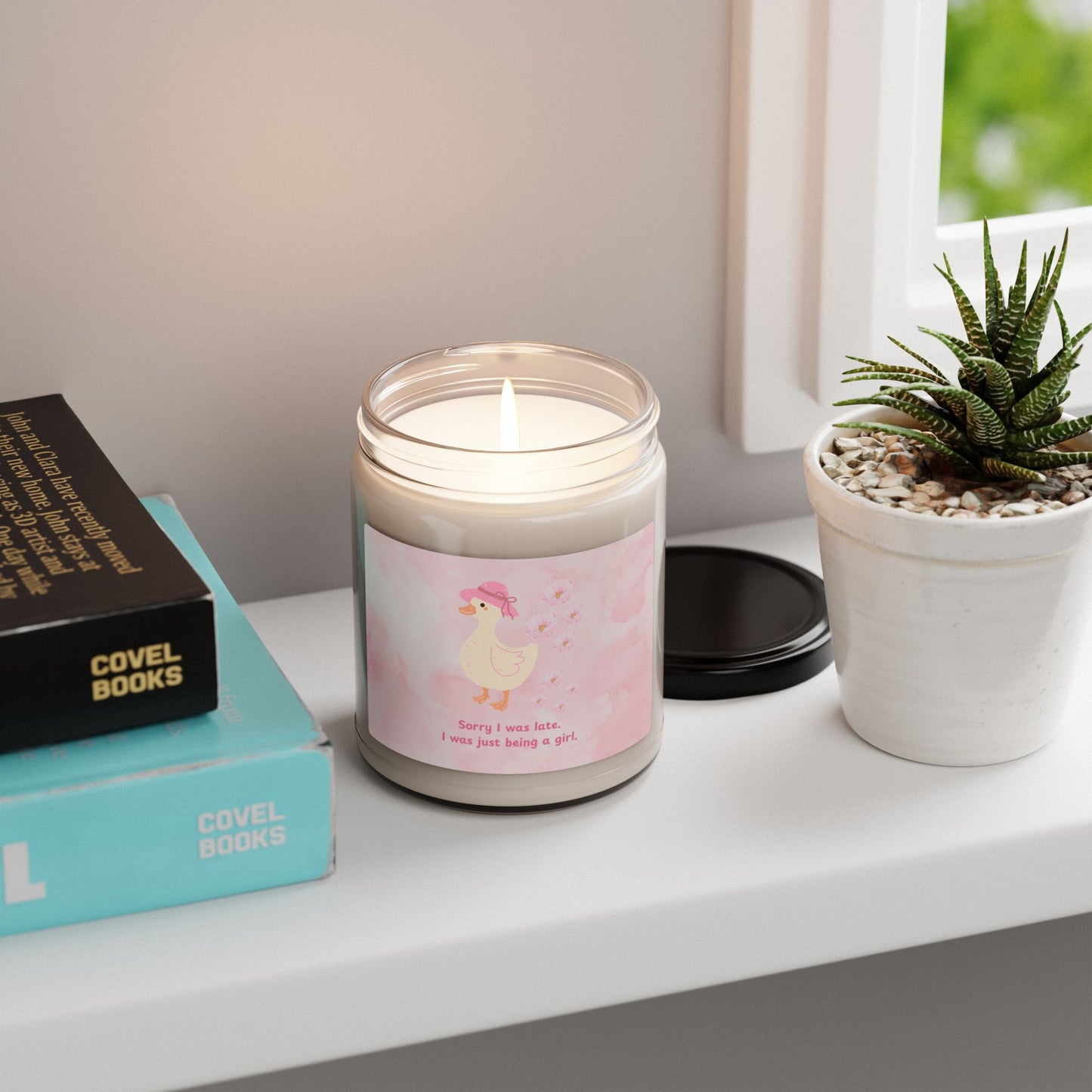 Cute Little Duck Design Candle