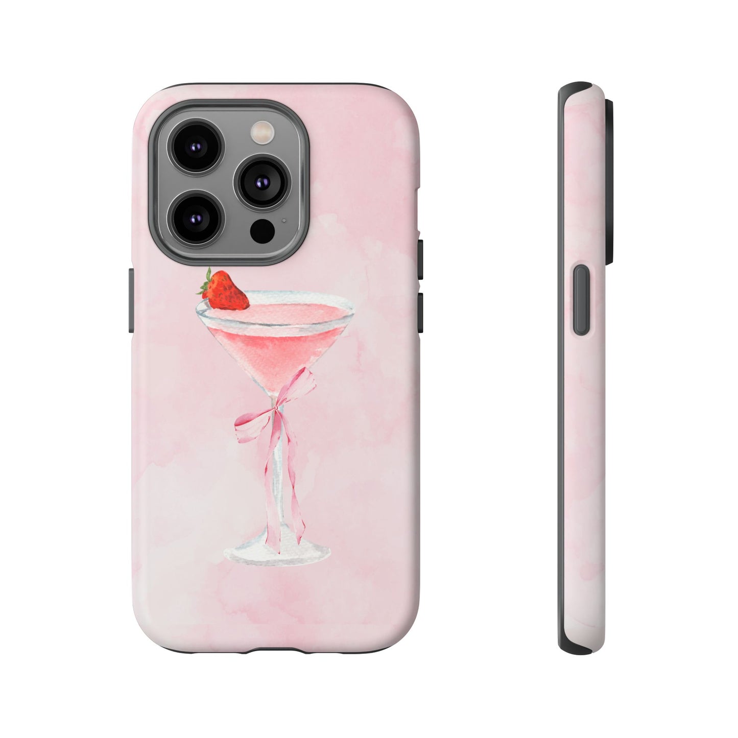 Cocktail Design Pink Phone Case