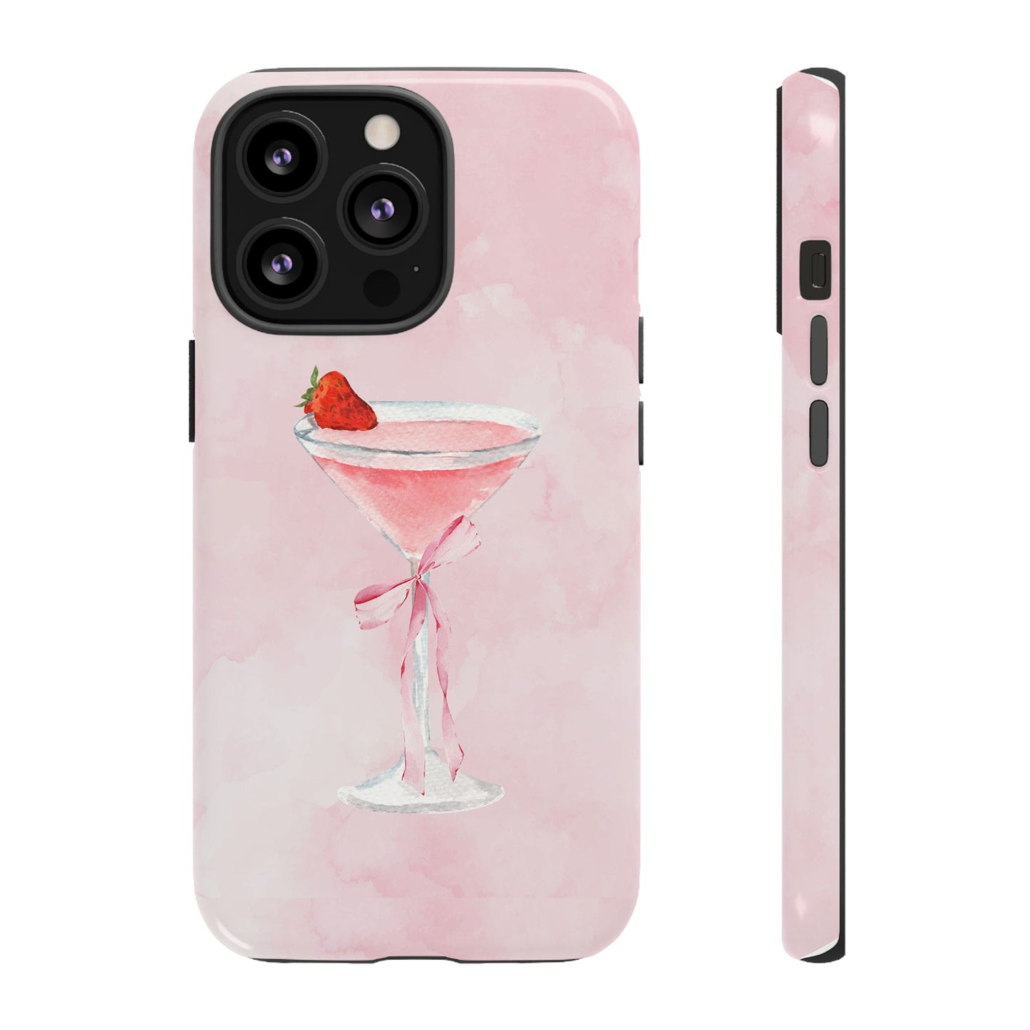 Cocktail Design Pink Phone Case