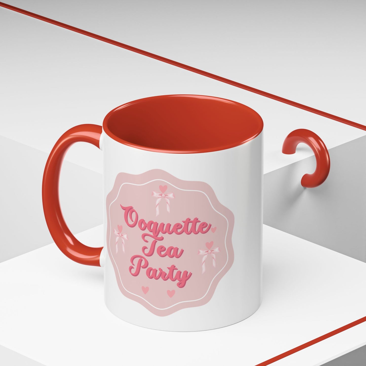 Tea Party Coquette Design Mug