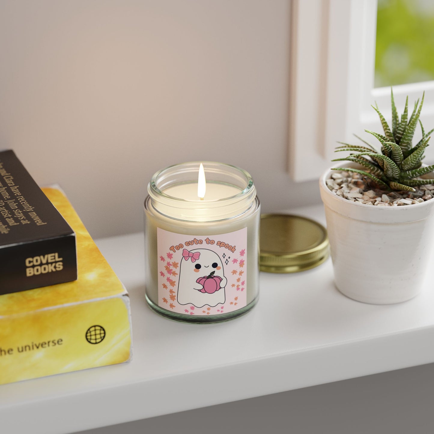 Cute Ghost Scented Candle, Perfect for Halloween, Home Decor, Gift for Her, Relaxation