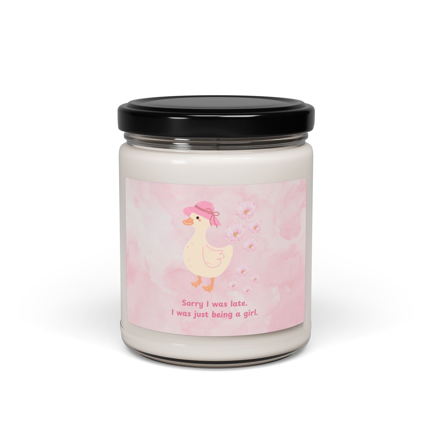 Cute Little Duck Design Candle