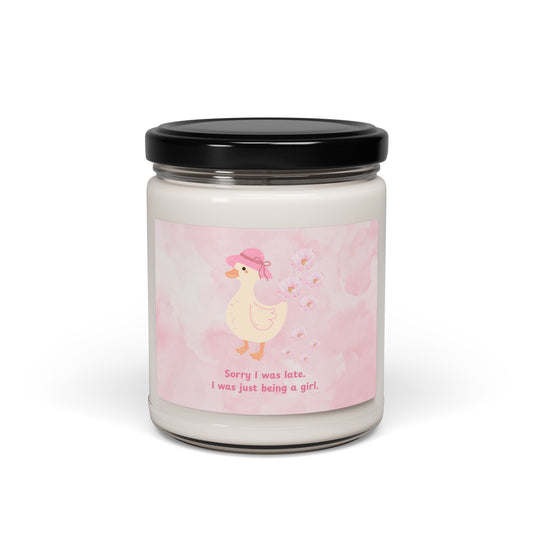 Cute Little Duck Design Candle
