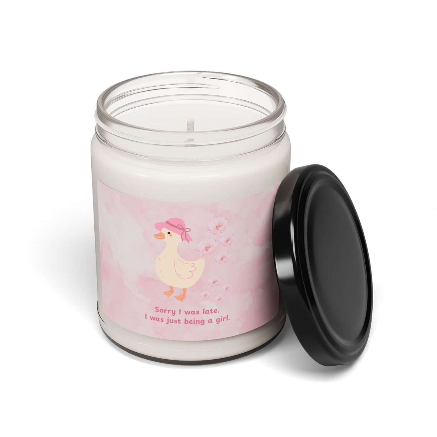 Cute Little Duck Design Candle