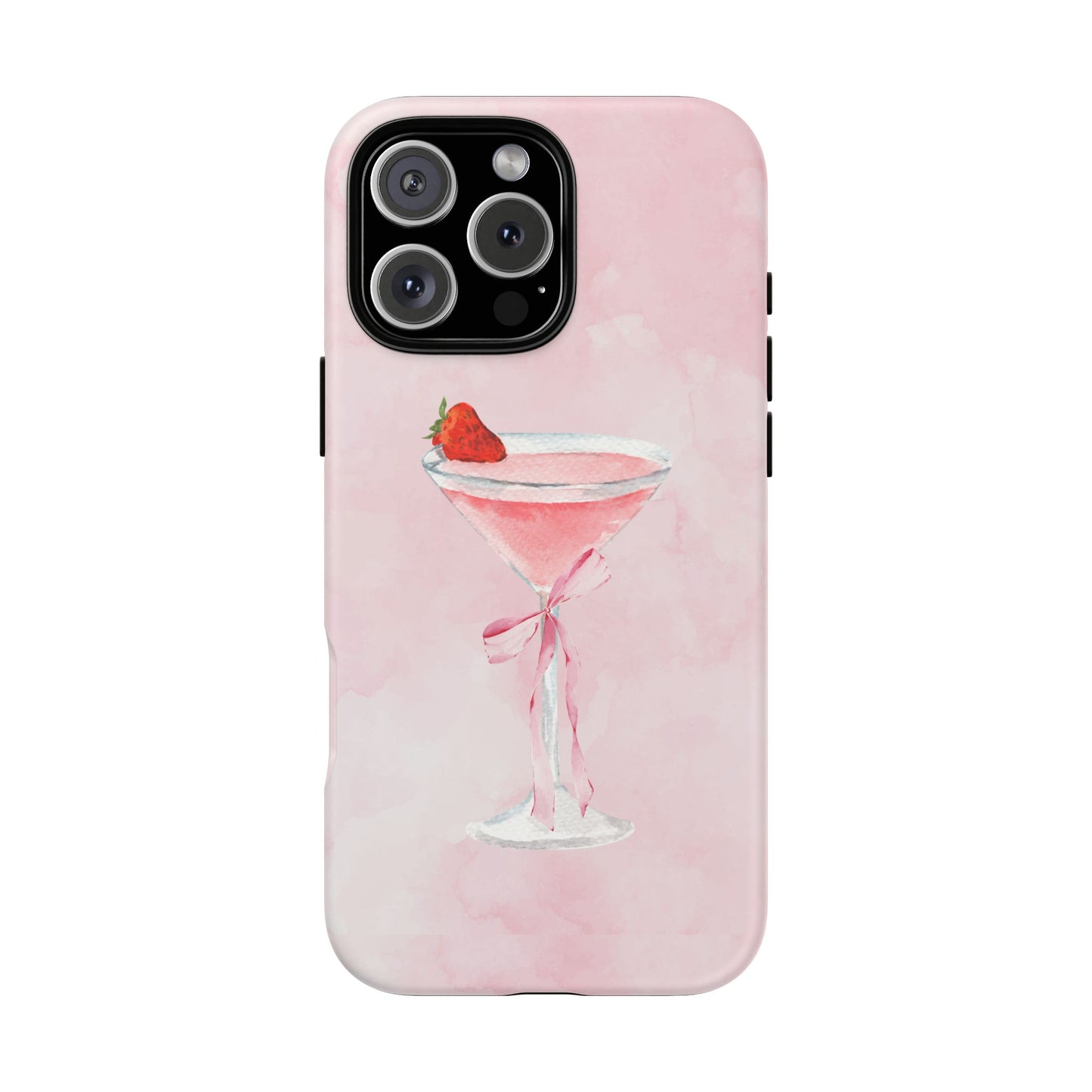 Cocktail Design Pink Phone Case