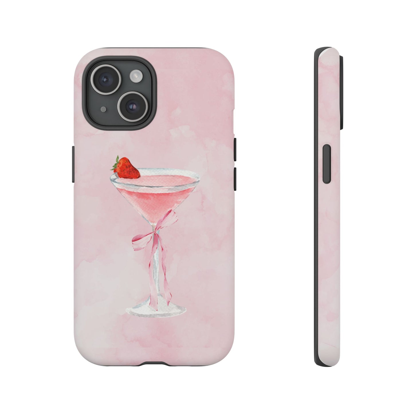 Cocktail Design Pink Phone Case